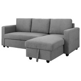 Southern Stylers Grey Yarra 3 Seater Sofa Bed
