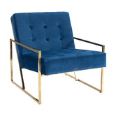 Southern Stylers Darnell Velvet Armchair