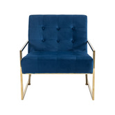 Southern Stylers Darnell Velvet Armchair