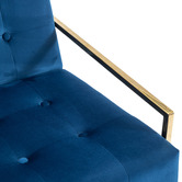 Southern Stylers Darnell Velvet Armchair