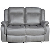 Southern Stylers Aria 2 Seater Faux Leather Recliner Sofa