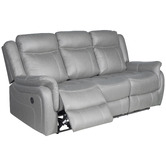 Southern Stylers Aria 3 Seater Faux Leather Recliner Sofa