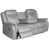 Southern Stylers Aria 3 Seater Faux Leather Recliner Sofa