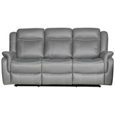 Southern Stylers Aria 3 Seater Faux Leather Recliner Sofa