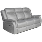 Southern Stylers Aria 6 Seater Faux Leather Recliner Sofa &amp; Armchair Set