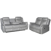 Southern Stylers Aria 5 Seater Faux Leather Recliner Sofa Set