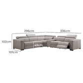 Southern Stylers Ezalore 6 Seater Modular Recliner Sofa