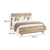 Southern Stylers 5 Piece Piedmont Pine Wood Bedroom Set
