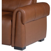 Southern Stylers Krishna 5 Seater Cowhide Leather Recliner Sofa