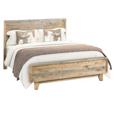 Southern Stylers 4 Piece Piedmont Pine Wood Bedroom Set