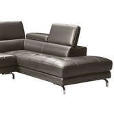 Southern Stylers Grey Vienna 4 Seater Faux Leather Sofa