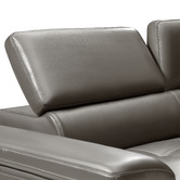 Southern Stylers Grey Vienna 4 Seater Faux Leather Sofa