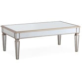 Southern Stylers Sierra Rectangular Mirrored Coffee Table