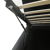 Southern Stylers Kai Velvet Gas Lift Storage Bed
