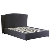 Southern Stylers Kai Velvet Gas Lift Storage Bed
