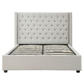 Southern Stylers Jiwon Upholstered Gas Lift Storage Bed