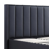 Southern Stylers Axton Faux Leather Gas Lift Bed
