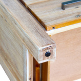 Southern Stylers Belmont Acacia Wood Bedside Table