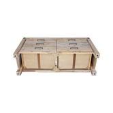 Southern Stylers Natural Belmont Acacia Dresser with Mirror