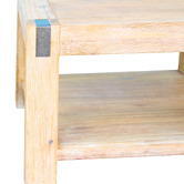Southern Stylers Natural Belmont Acacia Wood Side Table
