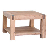 Southern Stylers Natural Belmont Acacia Wood Side Table