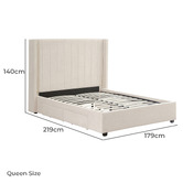 Southern Stylers Aki Upholstered Bed with Drawers