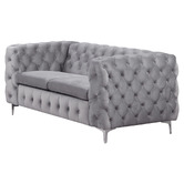 Southern Stylers Eddard 5 Seater Velvet Sofa Set