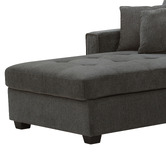 Southern Stylers Sami 3 Seater Upholstered Sofa with Left Chaise