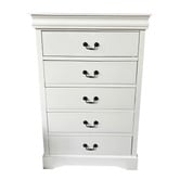 Southern Stylers 5 Piece White Calia Bedroom Set