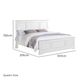 Southern Stylers 5 Piece White Calia Bedroom Set