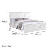 Southern Stylers White Calia Bed Frame