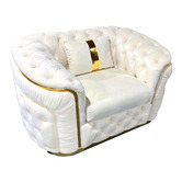 Southern Stylers Raleigh 6 Seater Velvet Sofa &amp; Armchair Set