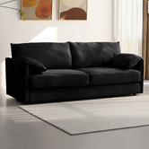 Southern Stylers Elken 3 Seater Double Velvet Sofa Bed