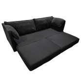 Southern Stylers Elken 3 Seater Double Velvet Sofa Bed