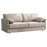 Southern Stylers Elken 3 Seater Double Velvet Sofa Bed