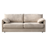 Southern Stylers Elken 3 Seater Double Velvet Sofa Bed