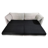Southern Stylers Elken 3 Seater Double Velvet Sofa Bed