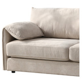 Southern Stylers Elken 3 Seater Double Velvet Sofa Bed