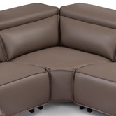 Southern Stylers Inayah 6 Seater Leather Modular Recliner Sofa