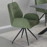 Southern Stylers Patros Corduroy Dining Chairs