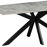 Southern Stylers Erna Sintered Stone Dining Table