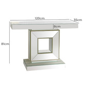 Southern Stylers Greene Mirrored Console Table