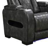 Southern Stylers Frederick LED Faux Leather Recliner Armchair