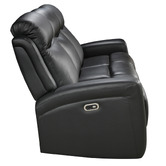 Southern Stylers Guerrero 3 Seater Leather Recliner Sofa