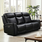 Southern Stylers Guerrero 3 Seater Leather Recliner Sofa