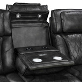 Southern Stylers Frederick 5 Seater Faux Leather Recliner Sofa Set