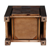 Southern Stylers Belmont Acacia Wood Bedside Table