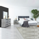 Southern Stylers 4 Piece Theon Bedroom Set