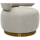Southern Stylers Lewis Upholstered Swivel Accent Chair