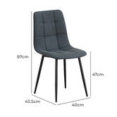 Southern Stylers Rudo Upholstered Dining Chairs